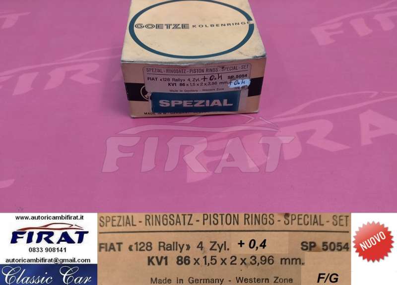 FASCE ELASTICHE FIAT 128 - 128 COUPE' - X1/9 0,4 (SP5054)